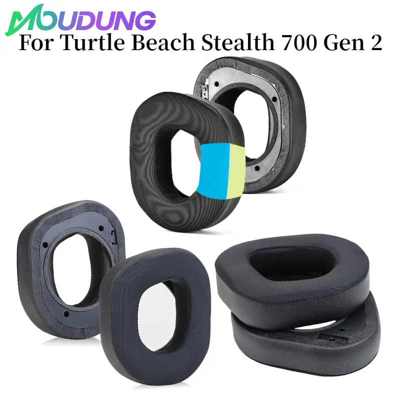 

MOUDUNG Replacement earmuff ear pillow ear cushions Ear Pads for Turtle Beach Stealth 700 Gen2 / 700 Gen2 Max Headphones ，