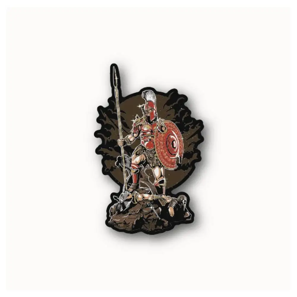 Spartan Warrior 1 Waterproof Stickers For Decorating Car Windows Motorcycles And Computers.