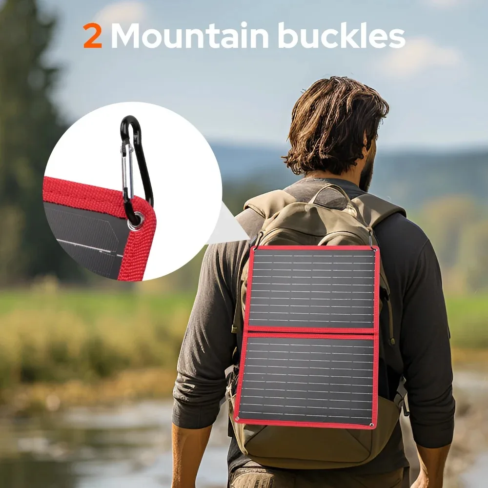 Dokio 20W 5V flexible Solarmodule aus China, 20W Solarmodule für Camping, laden Sie Ihr Handy auf.