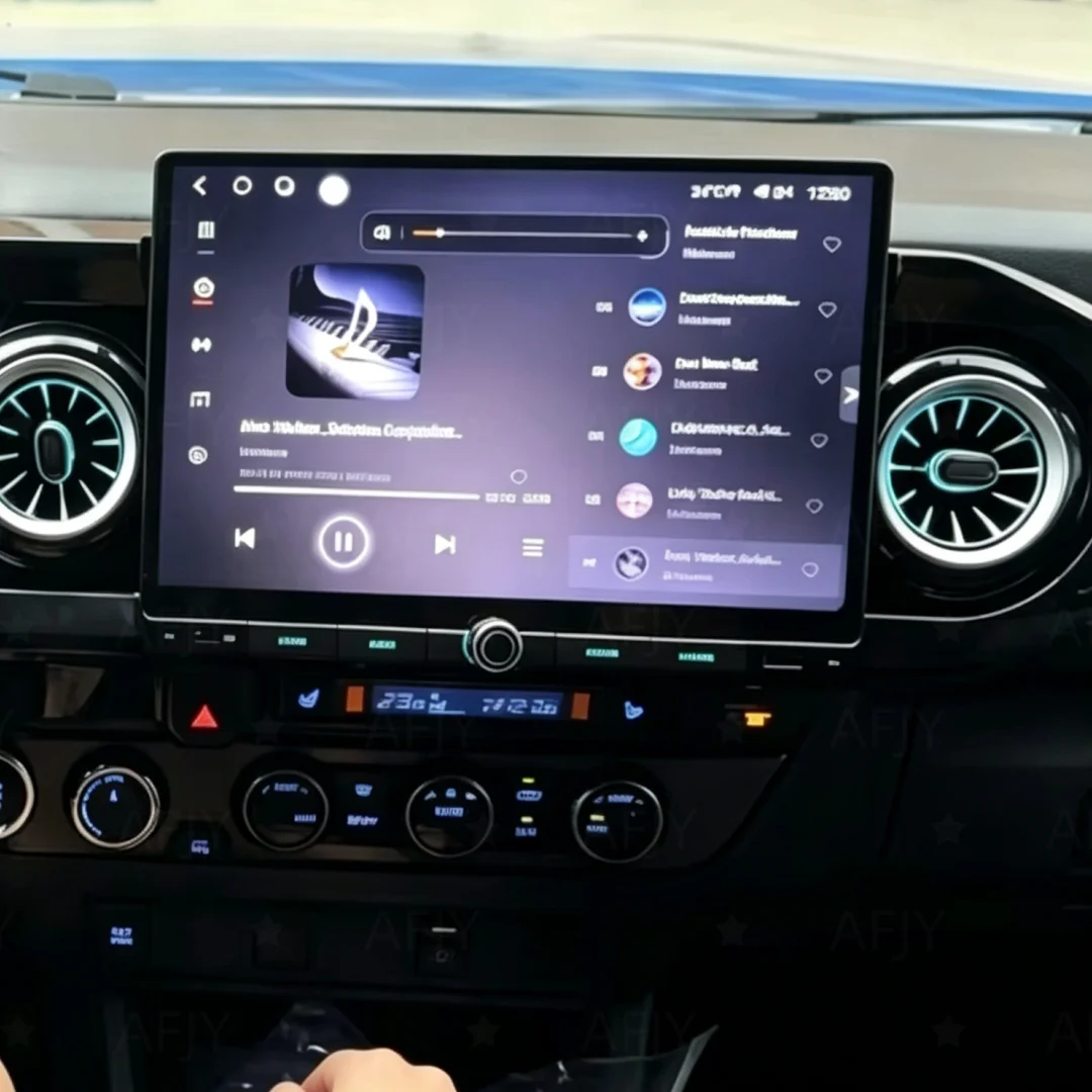 Android 15 Multimídia Video Player Carplay Car Radio For Toyota Tacoma 2016 2017 2018 -2023 RDS BT 4G WIFI Navigation Stereo HU