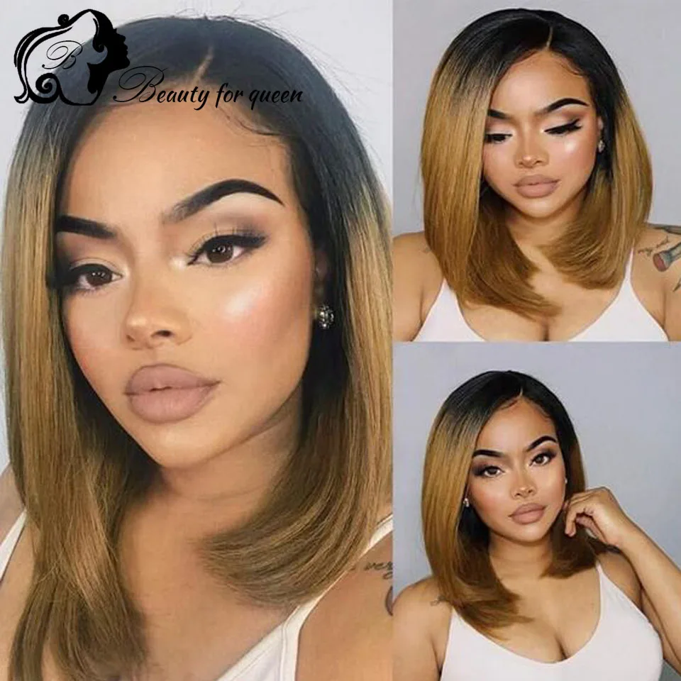 brown-lace-front-straight-hd-human-hair-wig-extensions-for-women-green-13x4-150-density-cosplay-colored-short-613-bob-wigs