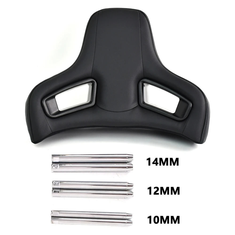 Regulowany wspornik zagłówka do fotela typu bucket, metalowy pręt 10mm 12mm 14mm, wysoka jakość, długość 107mm-174mm.