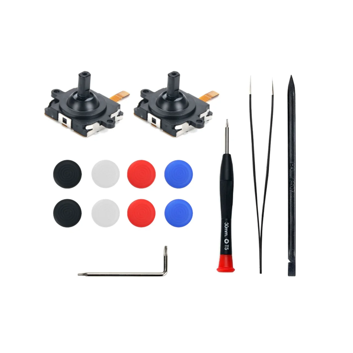 

A57G-Game Controller Joystick Compatible with Quest 2 Disassembly Tool Set Thumbstick Caps Left/Right Repairing Kit