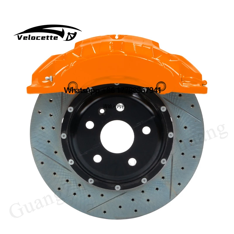 

Car Brake Kit Front Wheel Large 6 Piston with Integrated Disc Rotor 380/390/410mm Suitable for /Benz/Nissan/Lexus/Subaru