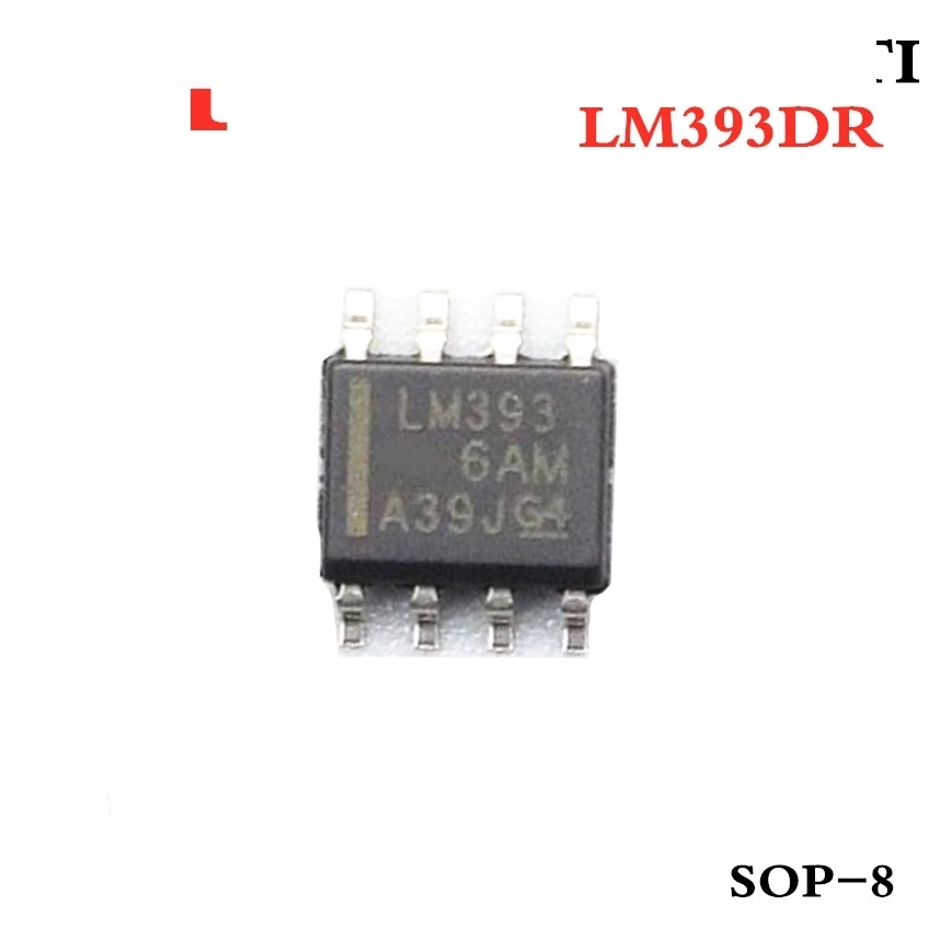 1000pieces/lot LM393DR LM393D LM393   DUAL DIFF COMP 8-SO