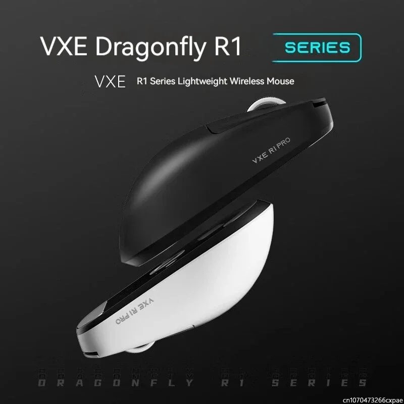 VGN VXE Dragonfly R1 Pro Max Gaming Mouse Tri-mode Paw3395 Sensor 4k Polling Rate Esports Customized Pc Gamer Accessories Gifts