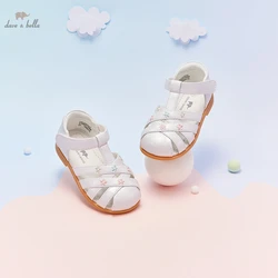 DB2220952  Dave Bella summer fashion baby girls   appliques shoes cute children girl brand shoes