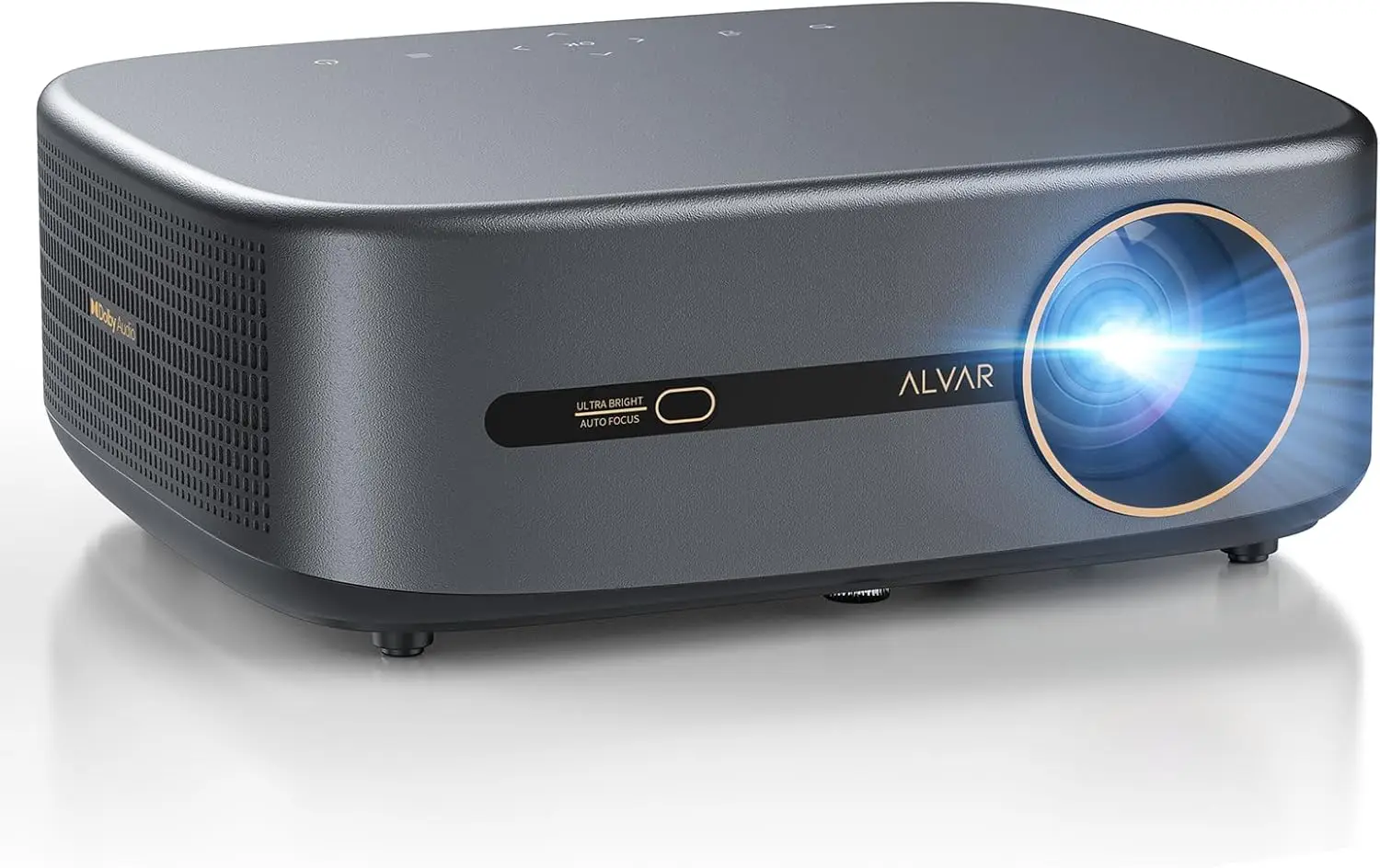 Proyector Inteligente Compatible con 4K, 2500 ANSI de Brillo, WiFi 6, Bluetooth, Enfoque Automático y Aplicación Netflix Integrada