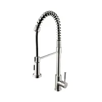 360 Rotating China Hot Cold Kitchen Faucet With Pull Down Sprayer