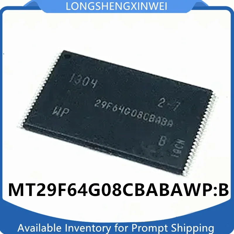 1PCS MT29F64G08CBABAWP:B TSOP-48 29F64G08CBABA  Flash Memory IC 64Gb NEW