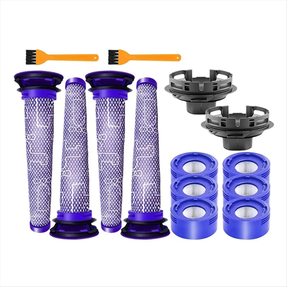 

A04V HEPA-фильтры и фильтры предварительной очистки для беспроводных пылесосов V7 V8 Absolute Animal, запасная часть фильтра, задняя крышка двигателя