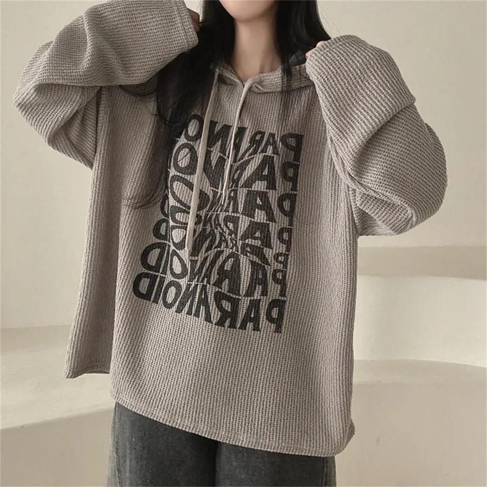 

High Quality Hoodie Vintage Streetwear Women Sweatshirt Goth Jacket Y2k Hoodies Women Harajuku Oversized Letter Print Streetwear