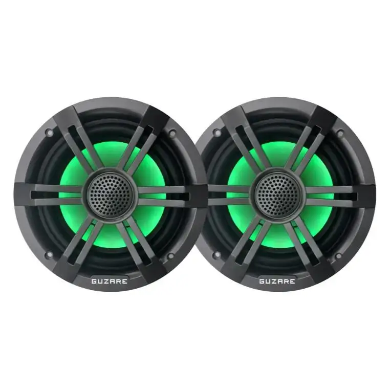

6.5 Inch Marine Speakers with RGB Light Marine Audio Speakers Stereo Marine Use for Boat Ships