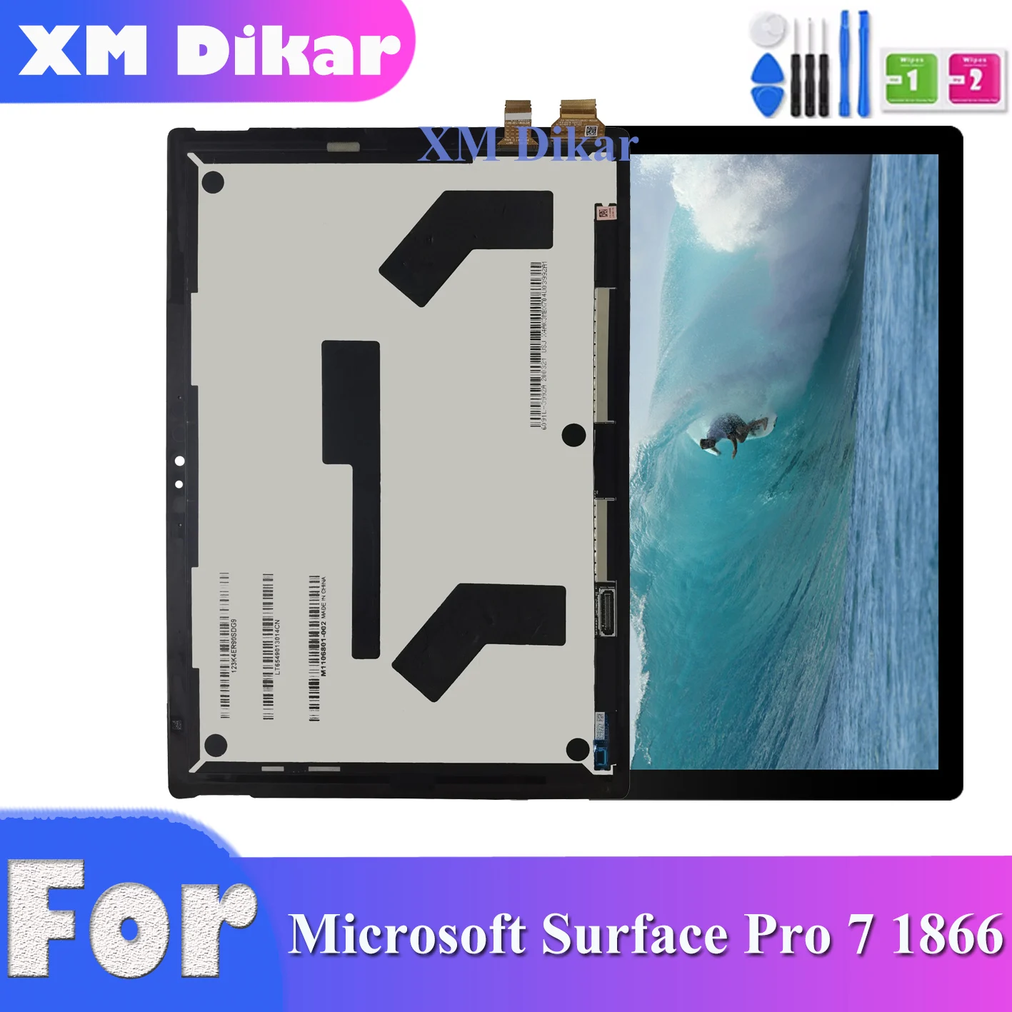 NEW Lcd Screen For Microsoft Surface Pro 7 1866 LCD Display Touch