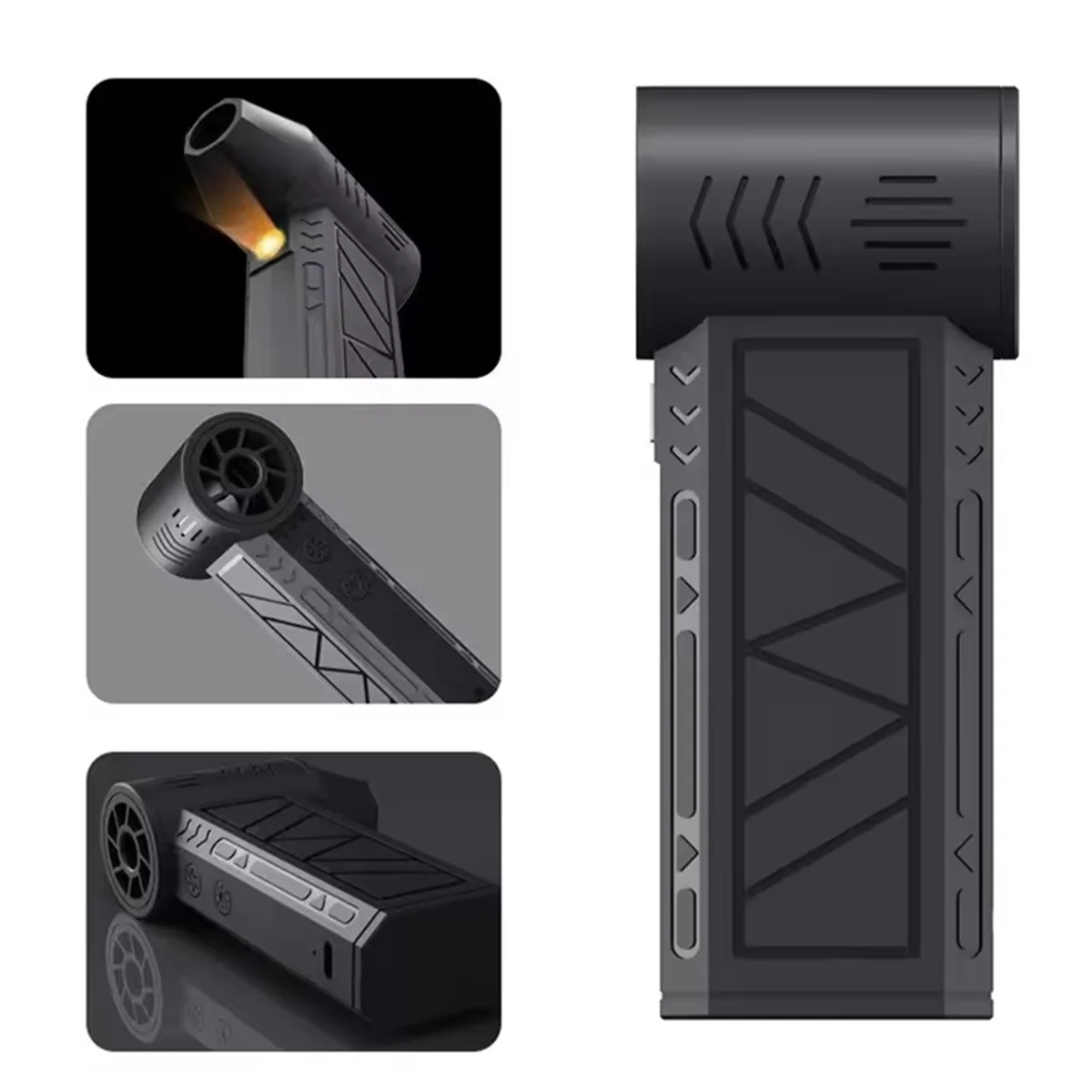 HOT Mini Air Blower with Extra Nozzle 130000RPM Turbo Jet Fan Wind Speed 39.5m/S Electric Blower Blowing Dust Dryer