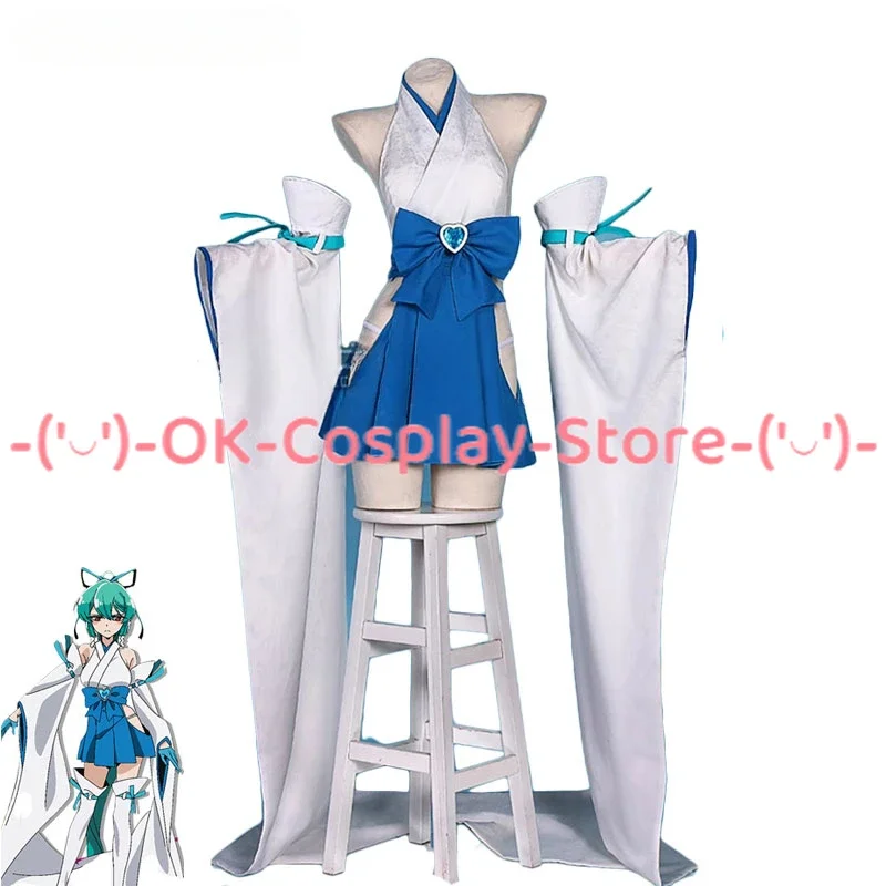 

Anime Gushing over Magical Girls The Verglas Maiden Cosplay Costume Fancy Party Kimono Dress Halloween Uniforms Custom Made