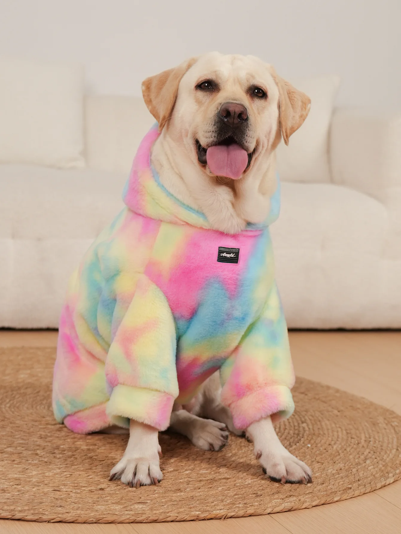 Wholesale Bulk Items Products 12pieces/PACK XL-11XL Pastel Unicorn Tie Dye Puppy Sweater Sweatshirt Pet Clothes for Large Dog