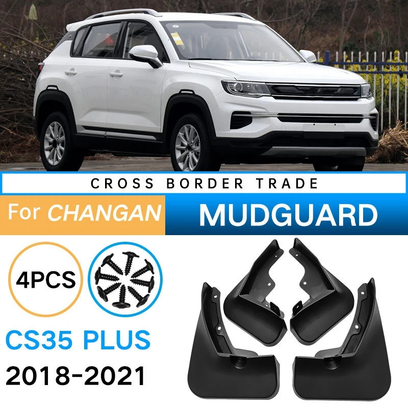 Mudguard for CHANGAN CS35 Plus 2018-2021 Front Rear Fender Mud Flaps Guard Splash Flap Mudguards Car Accessories