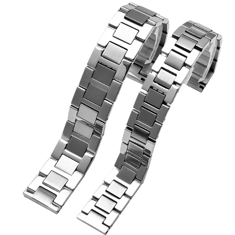 

16mm 17.5mm 20mm 22mm 23mm Stainless Steel Watch Band for Cartier Tank Solo Claire Men's and Women's Fine Steel Watch Strap