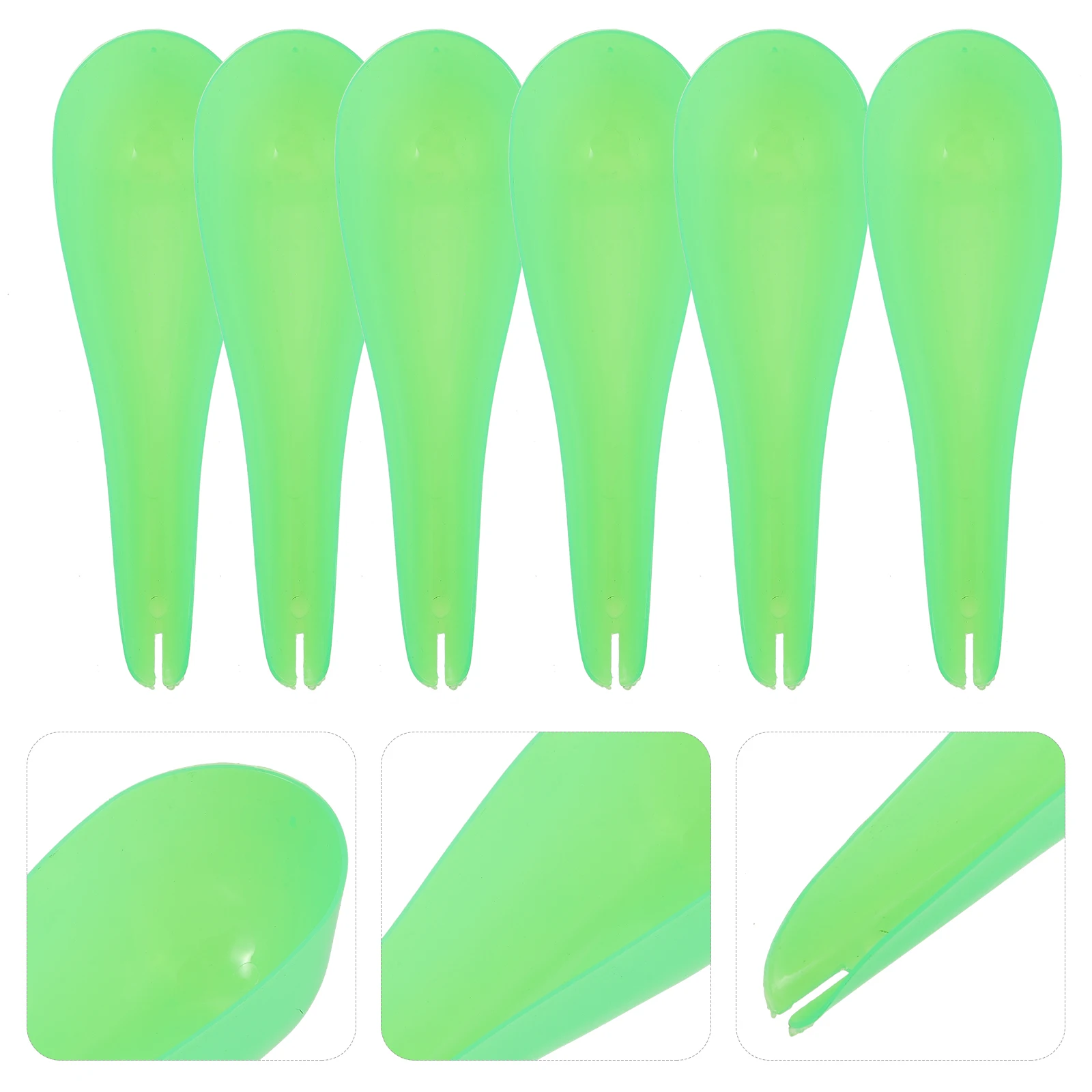 

6pcs Parrot Food Feeder Feeding Tool Durable Non-Rust Lightweight Water Dispenser Spoon Easy Clean Pet Supply Feeding