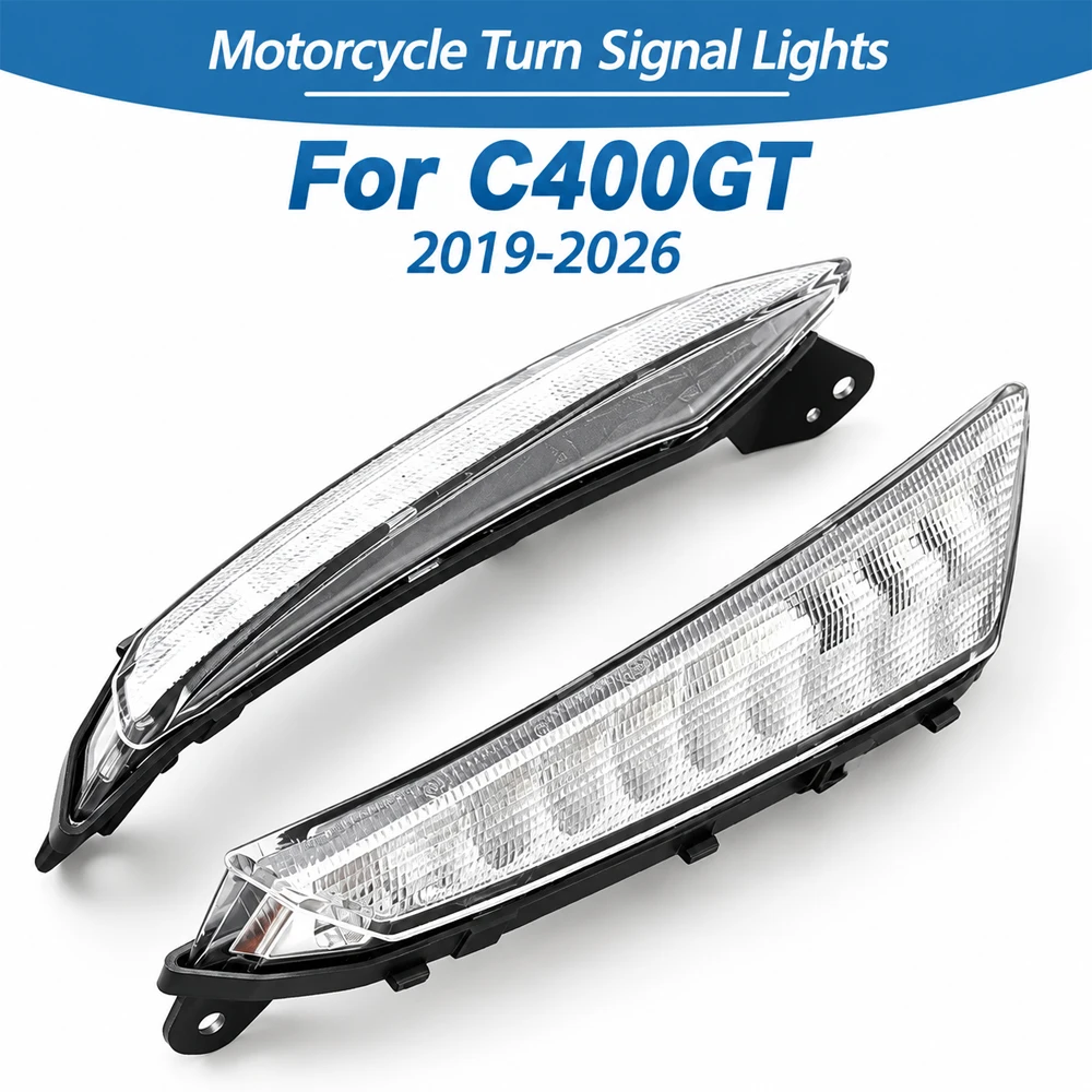 Motorcycle Left Right Turn Signal Light For BMW C400GT C400 C 400 GT 2019-2025 2026 K08 Front LED Indicators Amber Accessories