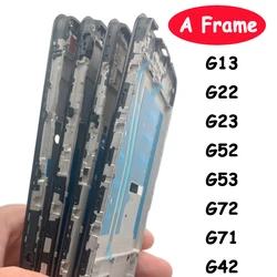 Housing Middle Frame LCD Bezel Plate Panel Chassis For Moto G20 G13 G22 G23 G52 G53 G60 G72 G40 G71 G42 Front Frame Housing