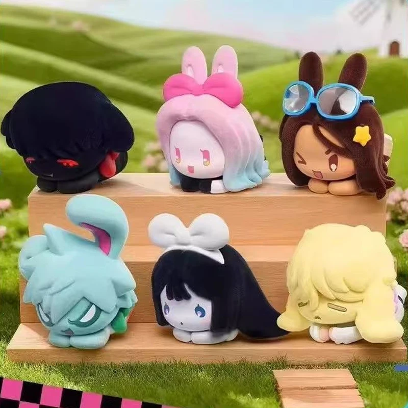 6Pcs/Pack Alien Stage Rabbit Blind Box Set Mizi Sua Till Ivan Hyuna Luka Kawaii Desktop Ornament Birthday Present For Her