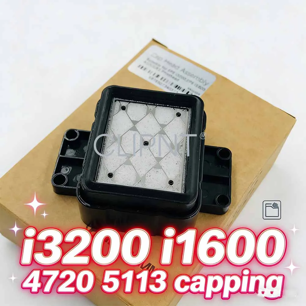 CLIPNT 2Pcs Ink Pads For i3200 i1600 4720 5113 Stencil Ink Pad For DTF Printer Printhead Capping Station Cap