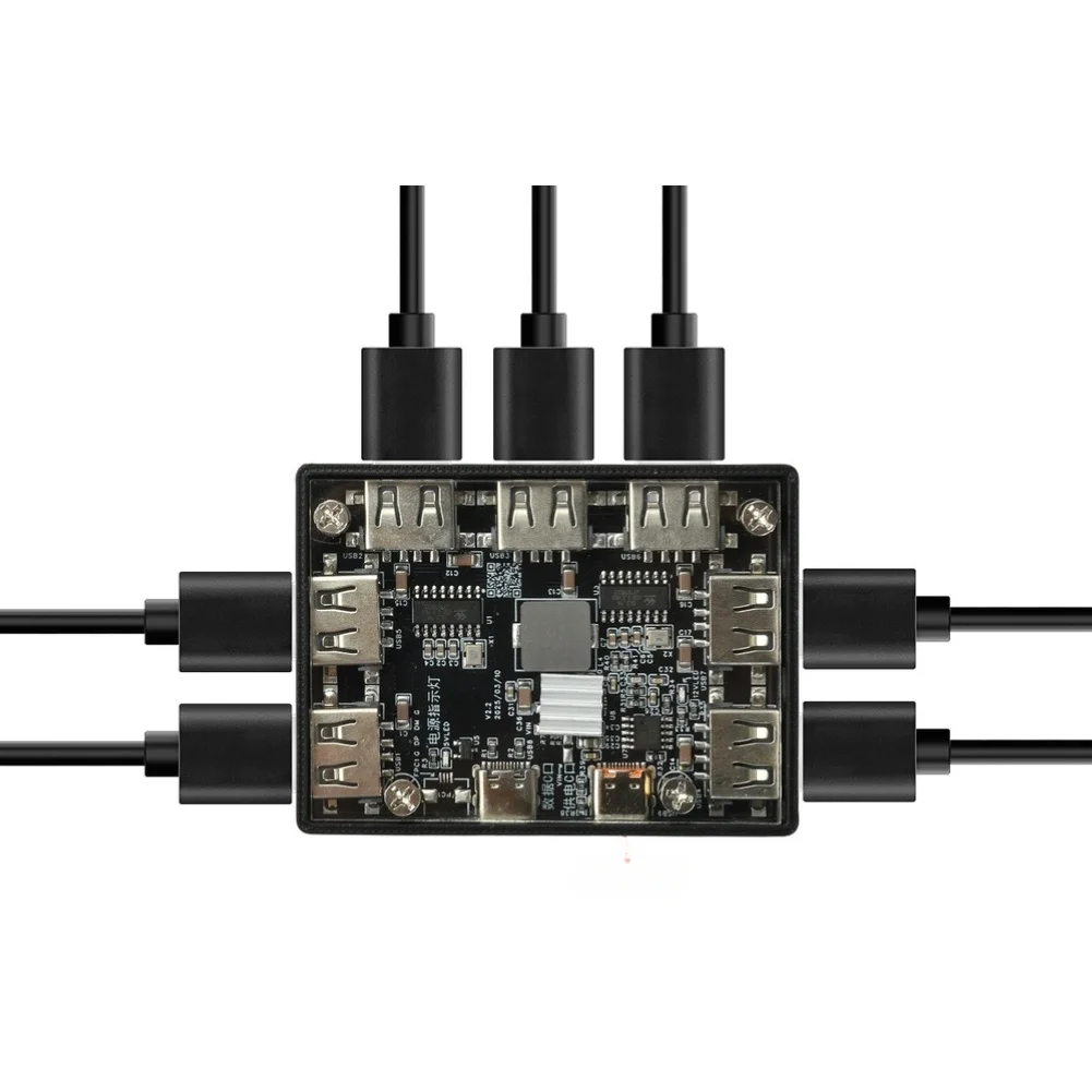 40w Power Hub Usb C Hub Powered For Mobile Data Transfer Overvoltage Protection Overheating Protection For Tablets