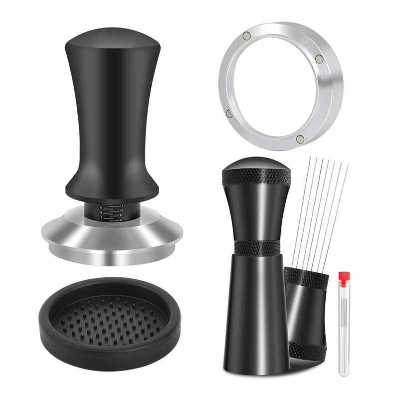 51Mm Espresso Tool Set: Calibrated Tamper, WDT Needle Tool, & Dosing Funnel For Coffee Machines