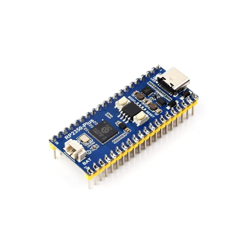 Waveshare RP2350-Plus Development Board,A Low-cost,High-performance Pico-like MCU Board Based On Raspberry Pi RP2350A Dual-core