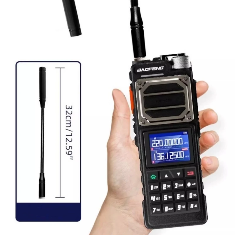 Baofeng UV25 جهاز اتصال لاسلكي مقاوم للماء عالي الطاقة مضاد للتدخل جهاز اتصال داخلي محمول بنقرة واحدة تردد الصيد في الهواء الطلق 2025