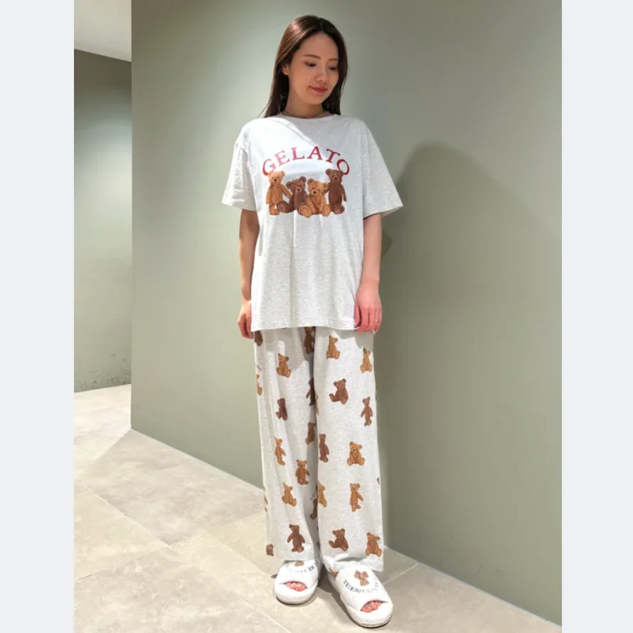 Pajamas Set Room Wear Ladies One Piece Ladies Summer Shorts Shorts Sleepwear Loungwear T-shirt Trousers, Nightwear Modal