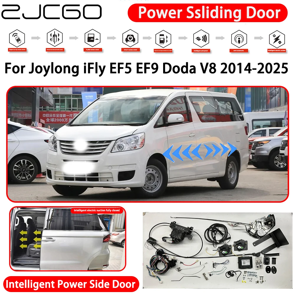 for Joylong iFly EF5 EF9 Doda V8 2014-2025 MPV Electric Left Right Sliding Side Door Motor Retrofit Kit System pinch protection