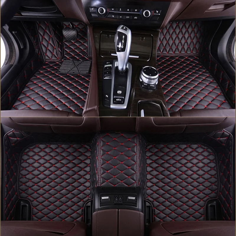 

Custom Car Floor Mats for Genesis ALL Models G70 G80 coupe 2017 2018 2019 2020 2021 Interior Accessories CarpetLeather