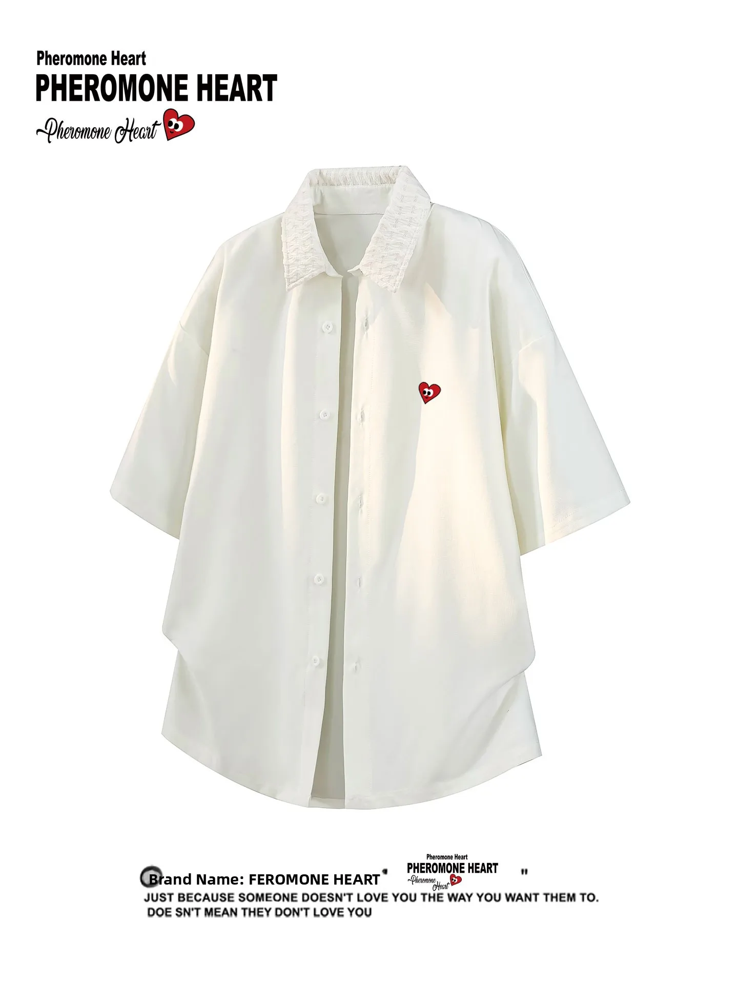 

Play Hei Ice Silk Splice ort Sve irt ex Breathable Simple Outerwear Hong Kong Sle Casual Loose Fit Summer irt