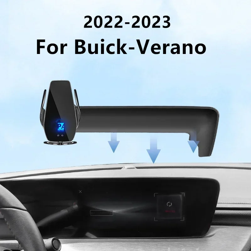 

For 2022-2023 Buick Verano Car Screen Phone Holder Wireless Charger Navigation Modification Interior 8 Inch Size