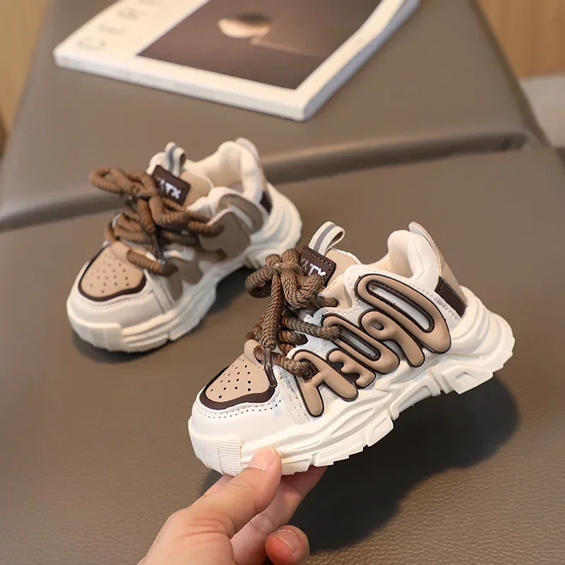 Children's Sneakers Autumn Spring Boys Breathable Sport Shoes Girls Non-slip Casual Running Sneakers Toddler First Walking Shoes