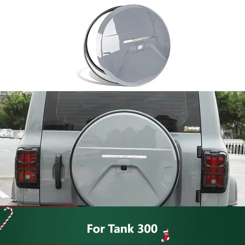 New! For WEY GWM Tank 300 Stainless Steel Car Spare Tire Cover Full Package Tailgate Off-raod Modified Accessories 2021 2022 202