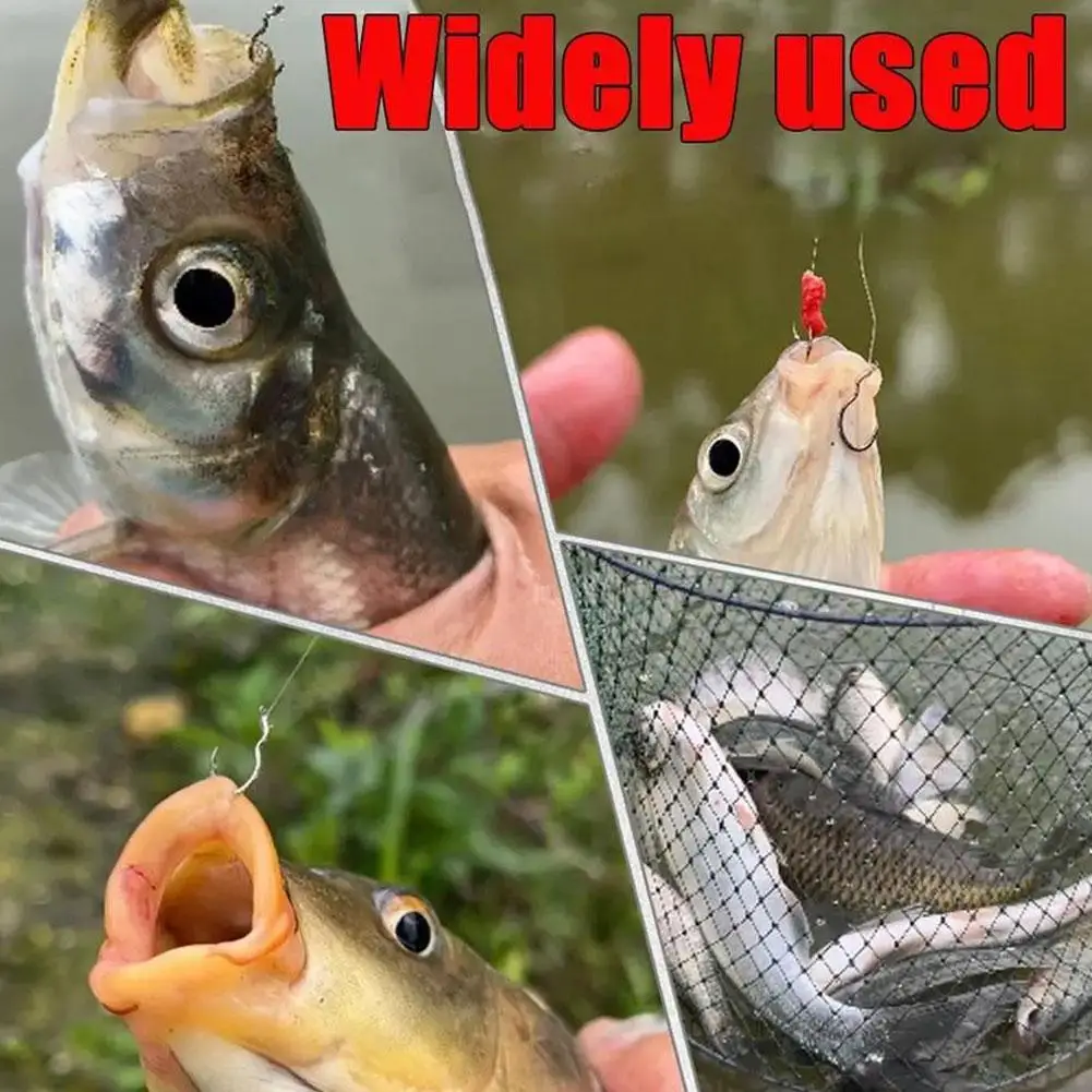 Hameçon de pêche créatif à motifs d'écailles de poisson, automatique, antidérapant en carbone, haute Anti-acier, barbelé, hameçon pointu W4L0