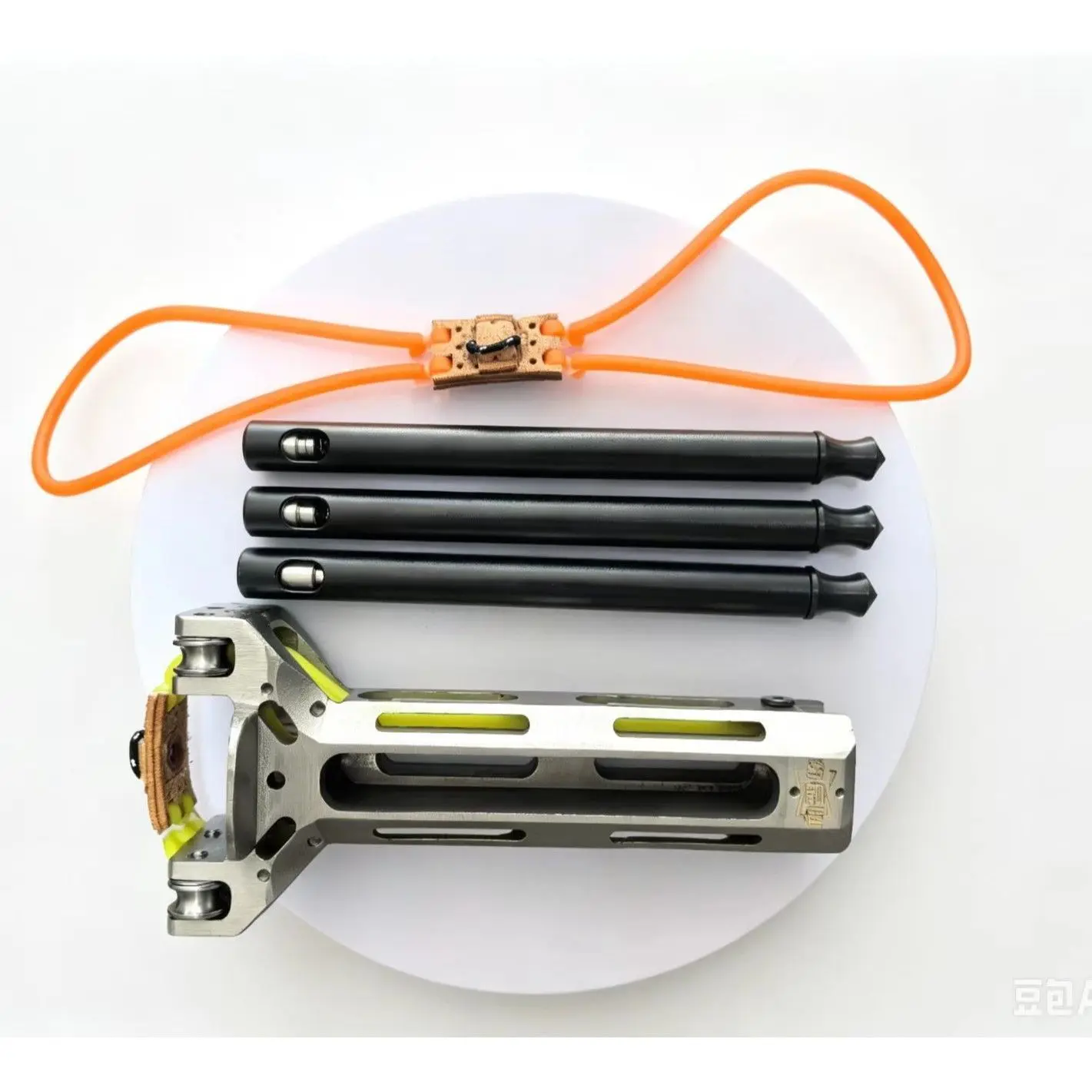 Slingshot Stainless Steel Automatic Spring Magnet High-Precision Continuous Fire Outdoor Competitive Slingshot FULL CNC EDC