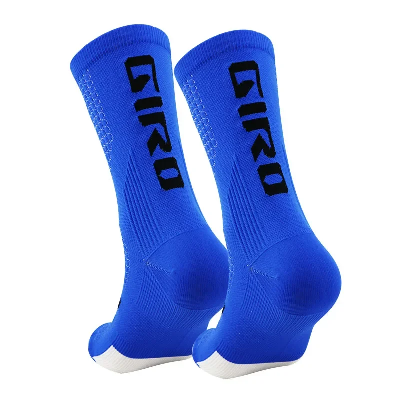 Calcetines de ciclismo para hombre y mujer, medias transpirables de alta calidad para bicicleta de carretera, deportes al aire libre, carreras, 1 par