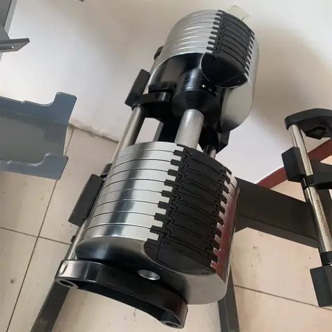 Chromowana regulowana para hantli 2 kg (5 funtów) lub 4 kg (9 funtów) Zwiększenie maks. 45 kg (100 funtów) Hantle OEM do fitnessu w domu