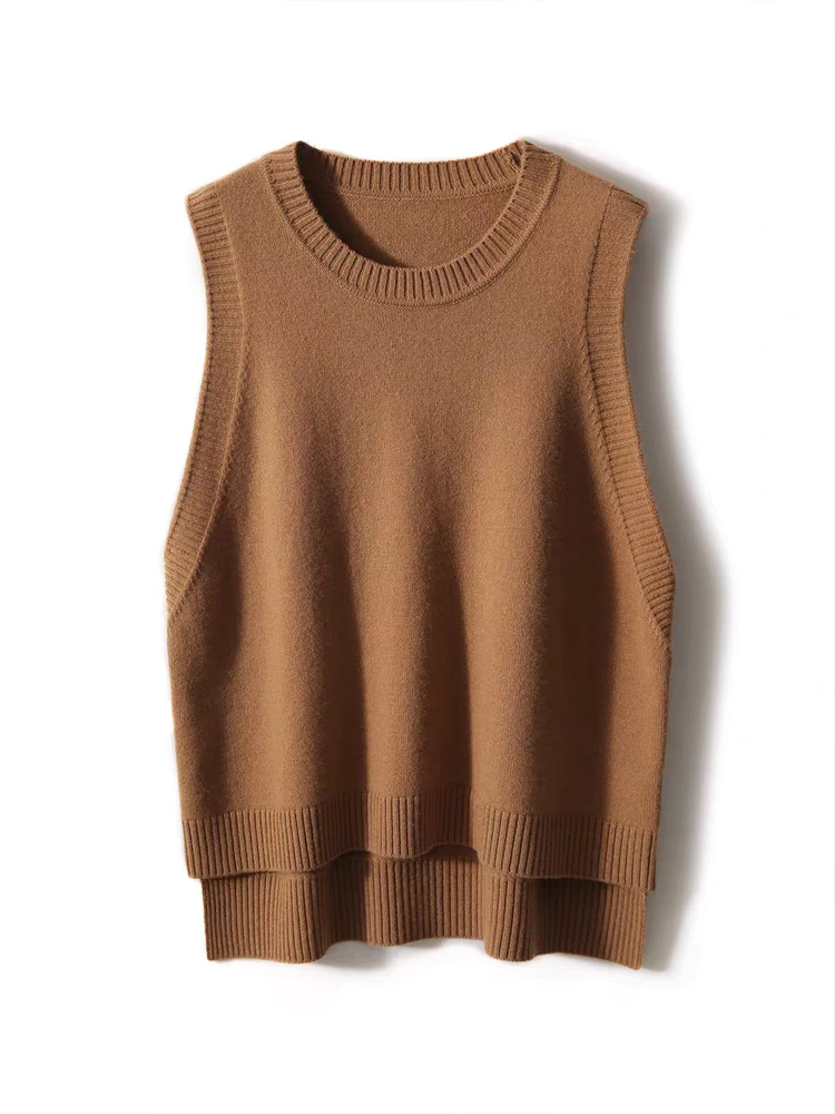 موضة جديدة 100% ميرينو الصوف المرأة سترة سترة الخريف الشتاء الإناث تريكو الصلبة البلوز أكمام الكشمير الملابس القمم