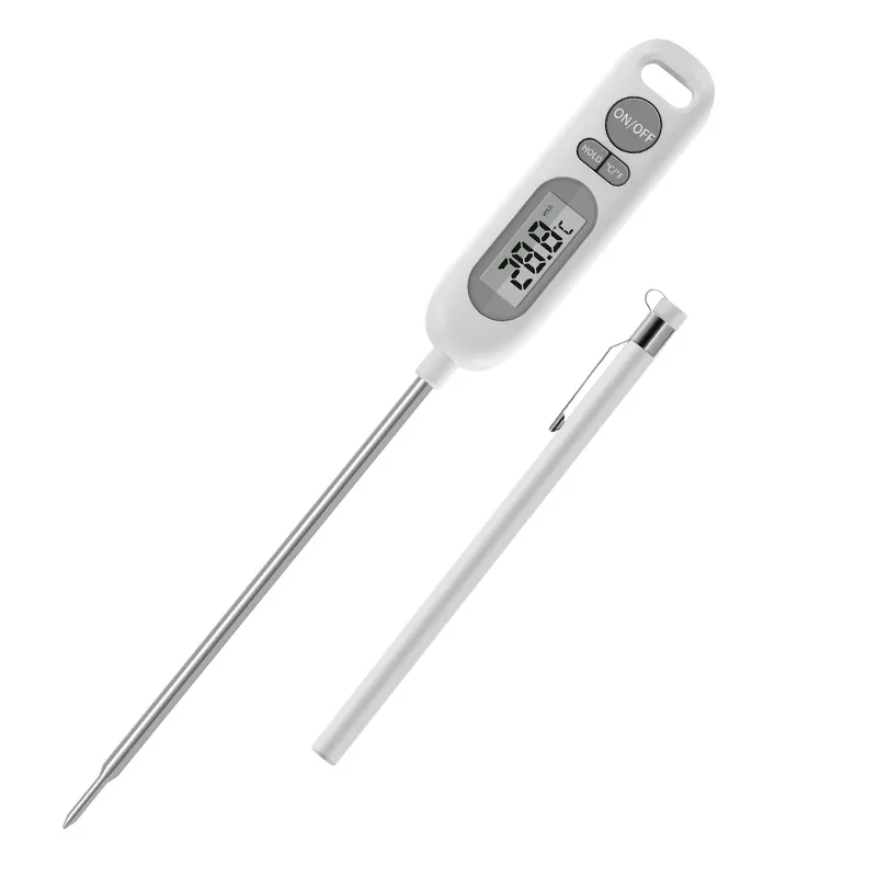 Digital BBQ Thermometer Waterproof Food Thermometer with Built-in Magnet Home Milk Coffee Meat Temperature Meter