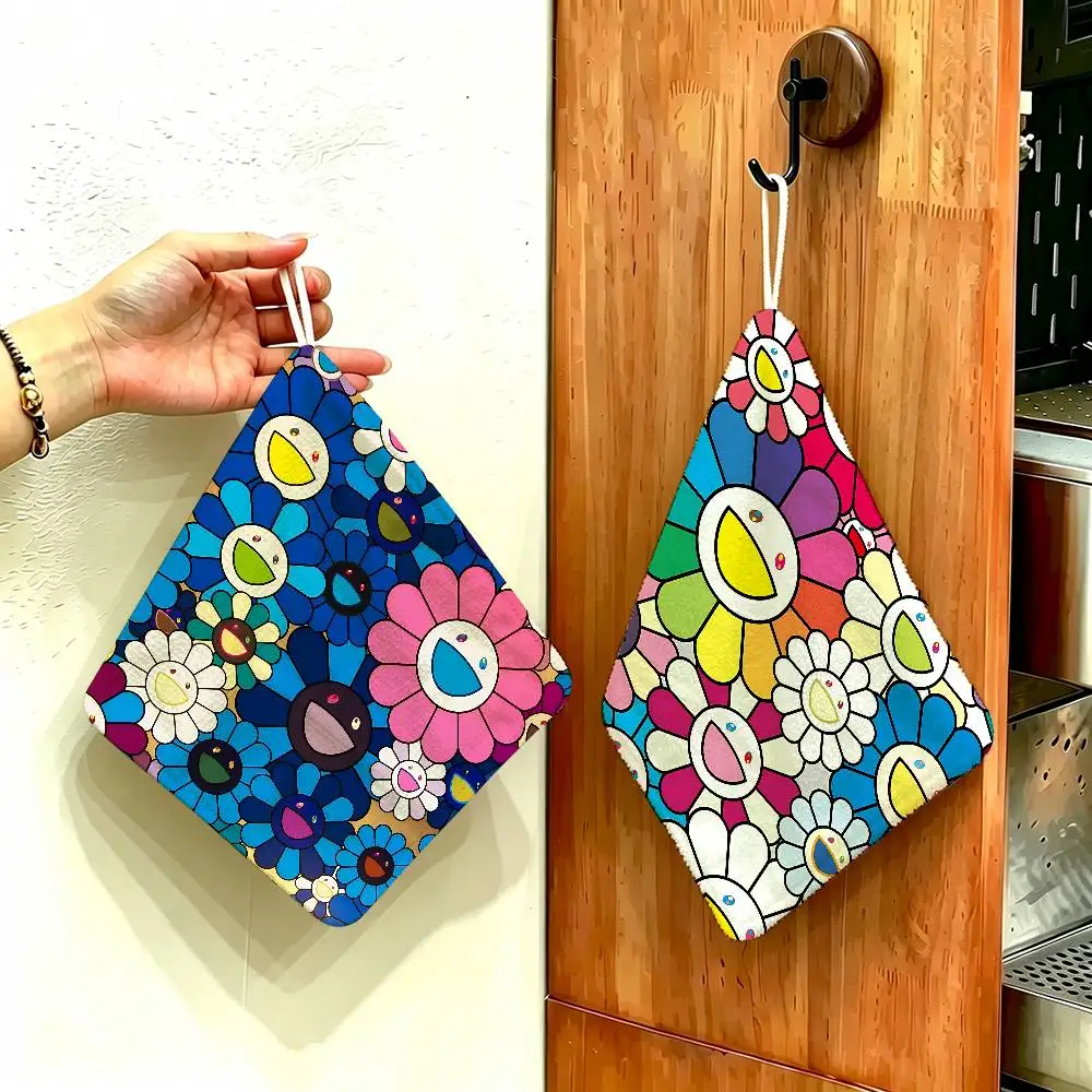 Audio brand P-Pioneer logo Music Polyester Cotton Hand Wiping Towel, Hanging Design, Durable for Household Restaurant Toilet Use