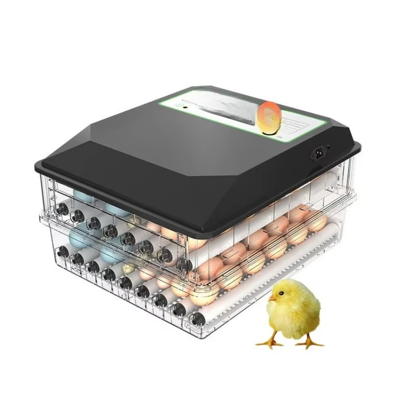 Automatic Poultry Hatching Egg Incubator Small Mini Dual Power Chicken Pigeon Egg Incubator