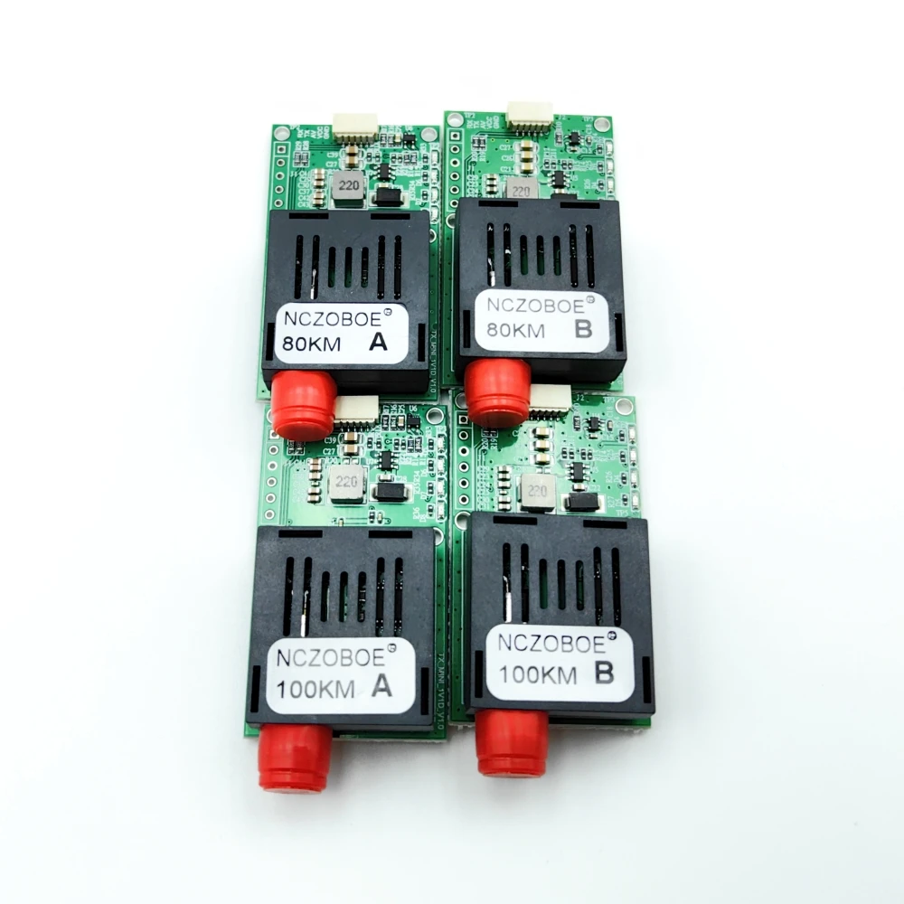 NCZOBOE Sky-end/Ground-end TTL Optical Transceiver Module DC 5.5-26V FC TTL to Fibre Module for Drones Drone Optical Transceiver