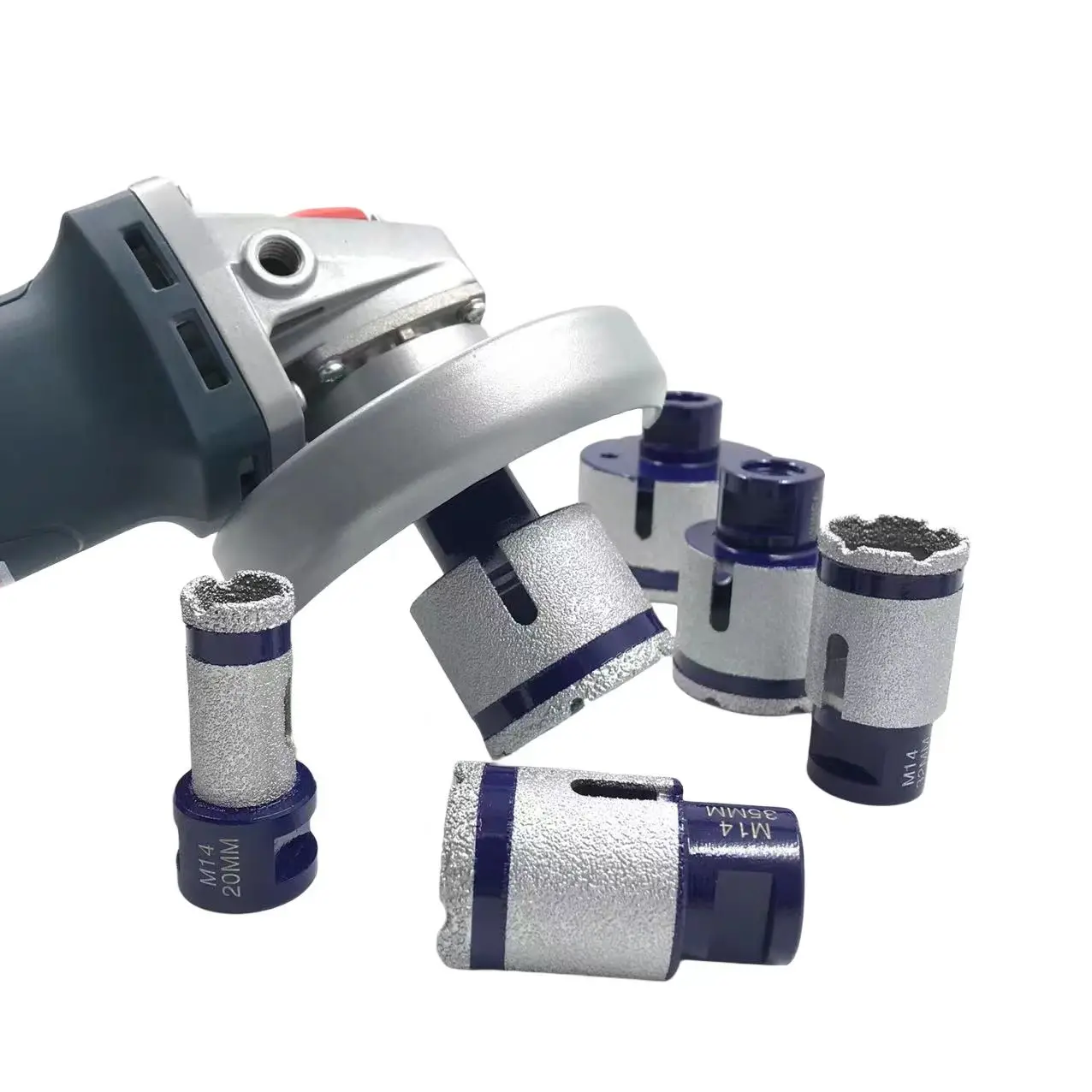 

Алмазные сверлильные фрезы для пальцев 20/25/32/35/40/45/50/68 мм, формирование шлифования керамической плитки, гранита, увеличение конической ковы, кольцевая пила