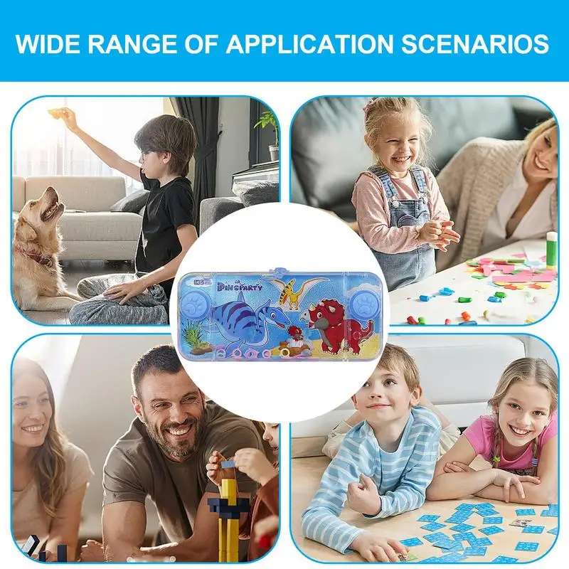 Waterringen Toss Game voor kinderen Handheld Cartoon Toss Toy voor kinderen Kleurrijk ontwerp Ontspannend speelgoed voor autoreizen Picknick thuis